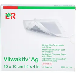 Vliwaktiv, Wundversorgung, Ag Aktivkohle-Tamponade mit Silber (71 g)