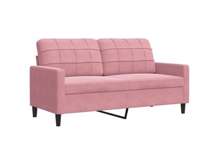 Makastle 2 Sitzer Sofa Couch Rosa 140 cm Samt
