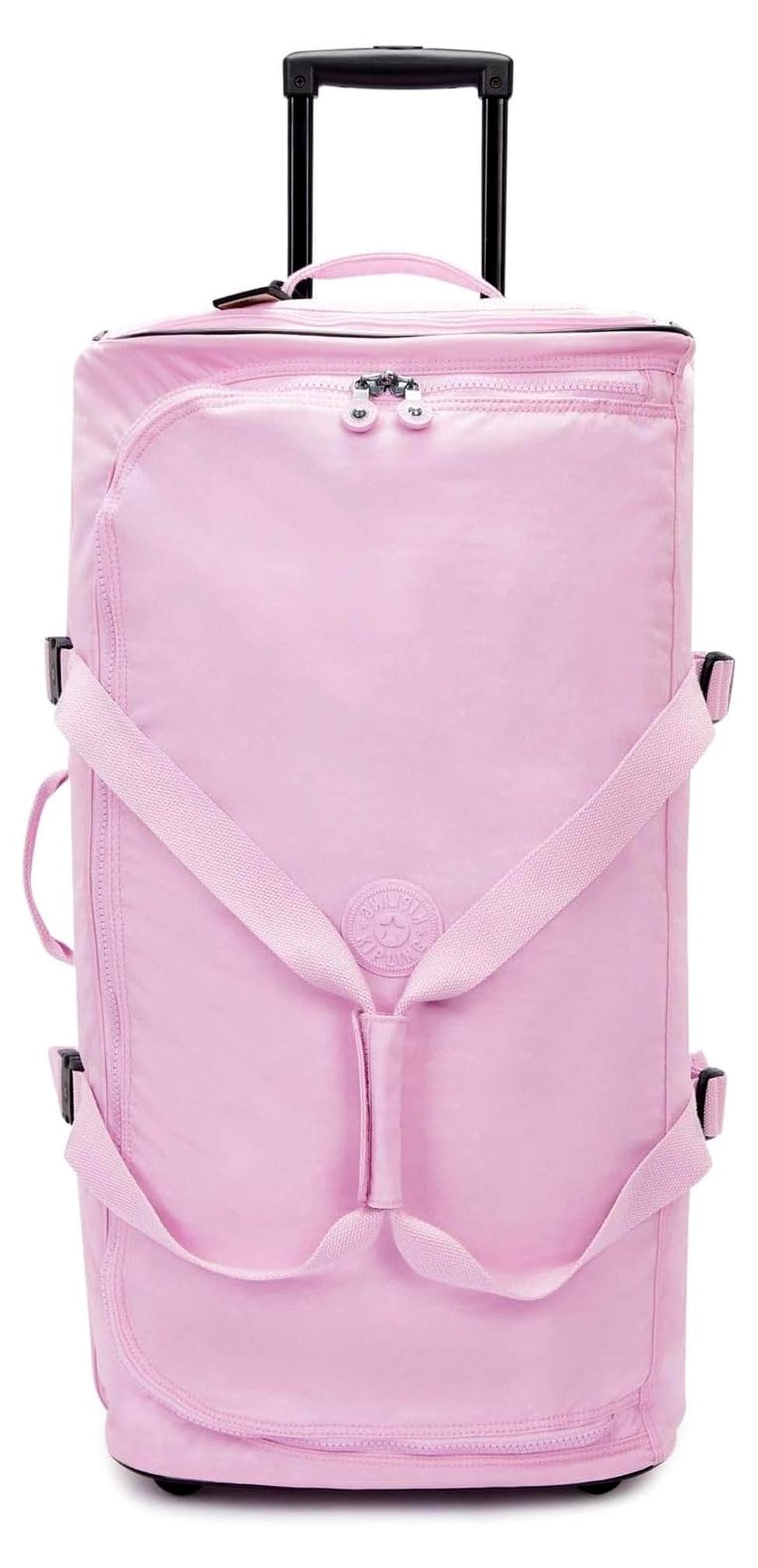 TEAGAN L Große Reisetasche mit Rollen, aufrecht, Blooming Pink