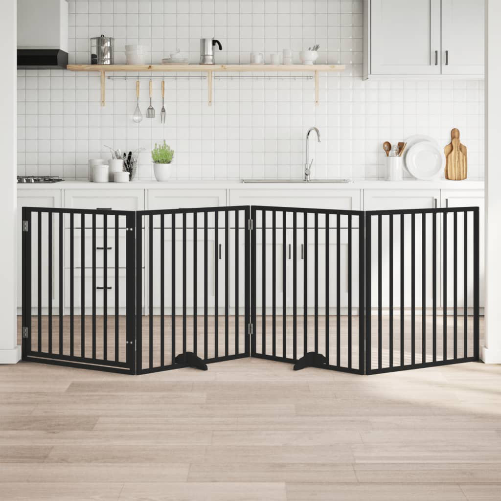 Archie & Oscar Ziggie Solid Wood Dog House Door Black 90cm H x 320cm W x 2cm D