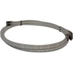 Softing Psiber) WireXpert, zbh. RJ45 Permanent Link Mess-Kabel -- Klasse EA / Kat. 6A (1 Paar) (CAT6a, 0.36 m), Netzwerkkabel