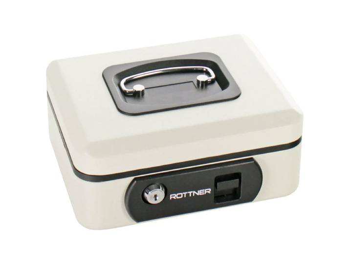 Rottner T06406 Pro Box Geldkassette Weiss