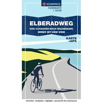 KOMPASS Fahrrad-Tourenkarte Elberadweg von Cuxhaven nach Magdeburg 1:50.000, Sonstige von , KOMPASS Freytag & Berndt, 978-3-99154-185-1