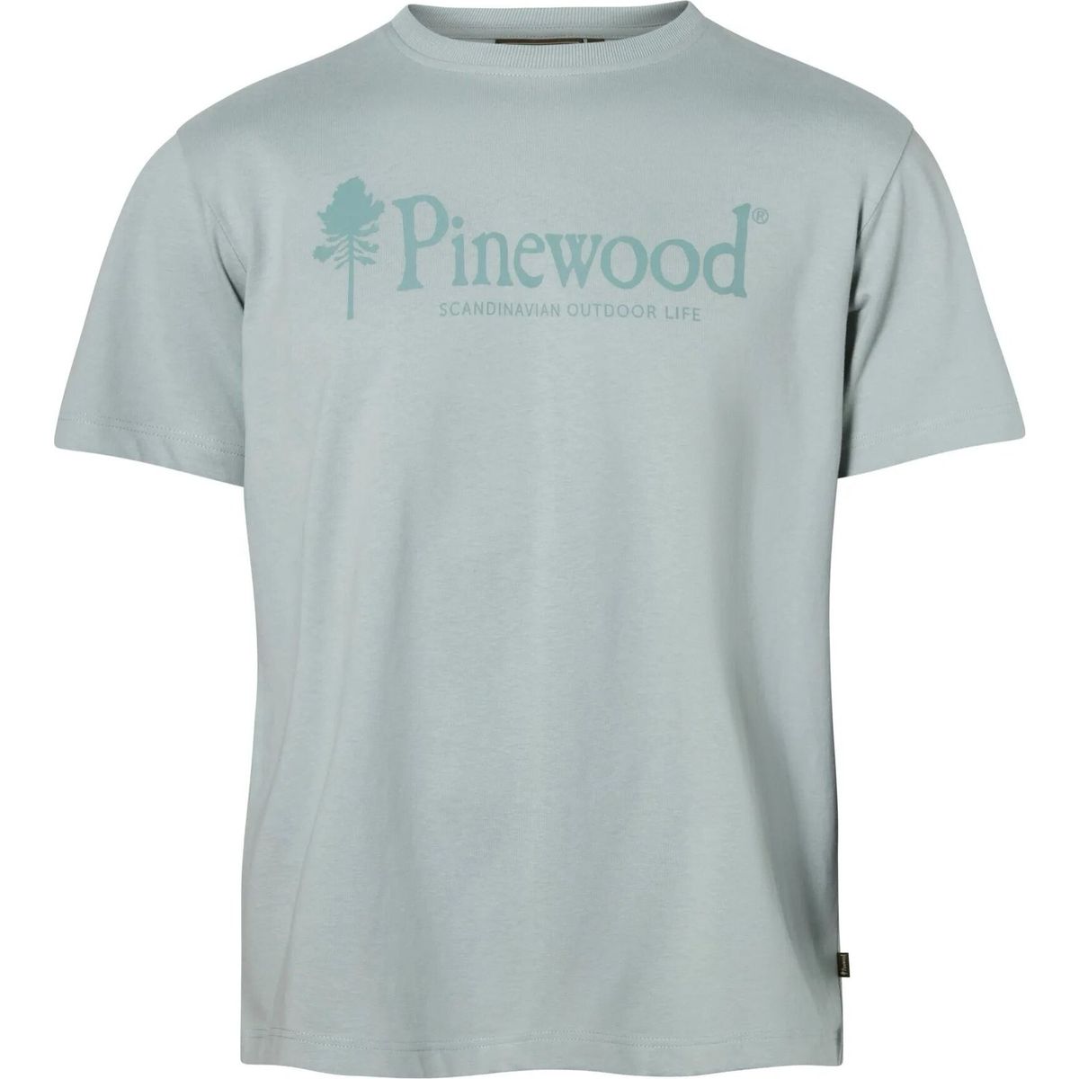 Pinewood Outdoor Life T-shirt aqua grey (467) S 1-54450467005