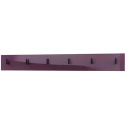 GARDEROBENPANEEL Linea Brombeer Hochglanz