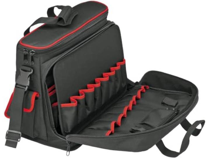 KNIPEX Werkzeugtasche 'Service' Read 00 21 10 Le\, Black