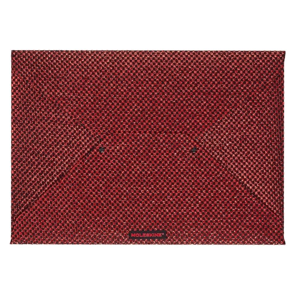 Moleskine Shine Sammlerbox roter undatierter Wochenkalender, schwarz (30 x 25 cm, 1 Woche / 2 Seiten) (LEHSHINEUNDBUNDM)