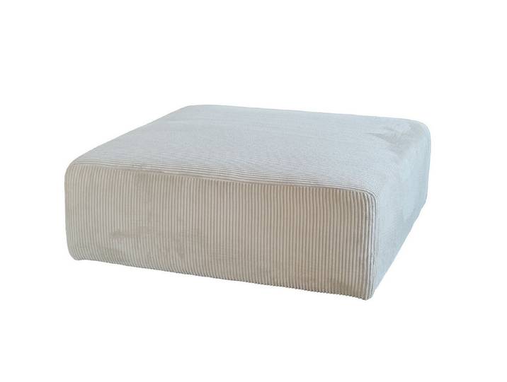 KAWOLA Hocker WIOLO SOFT, Sitzelement für Modulsofa Cord verschiedene Farben