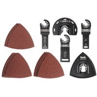 Multi-Tool-Set für Holz, Metall, Kunststoff, 17-teilig, Schleifscheibe für Multifunktionswerkzeuge