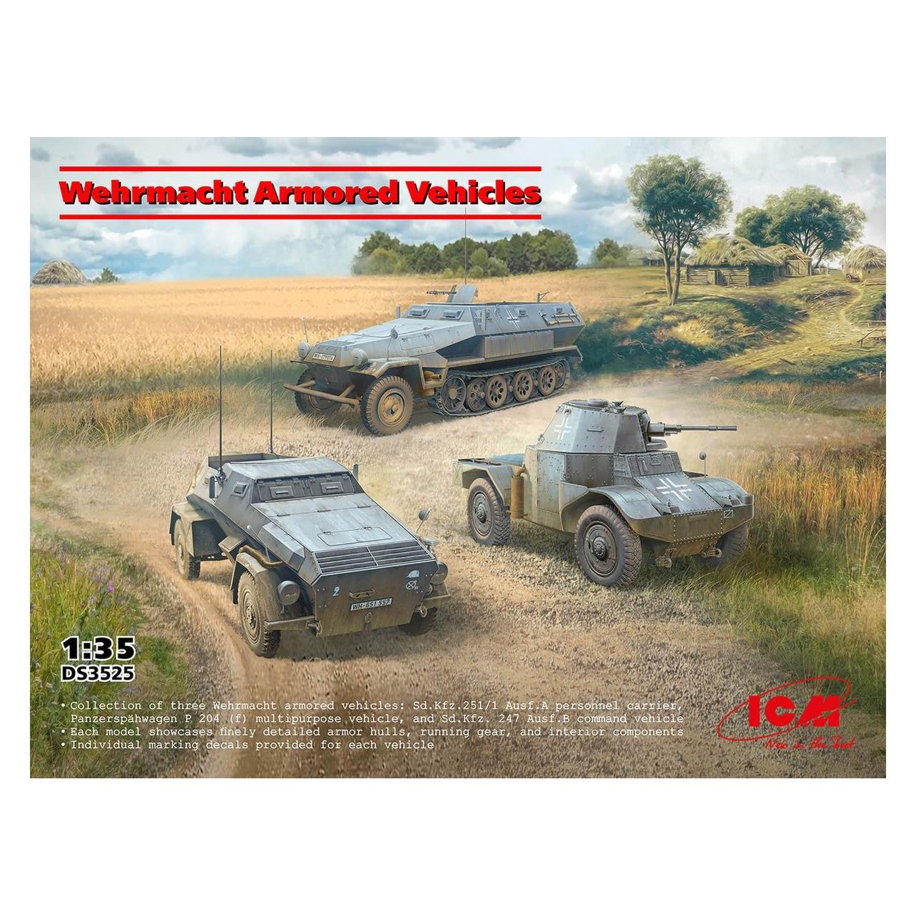 ICM Wehrmacht Armored Vehicles (DS3525)