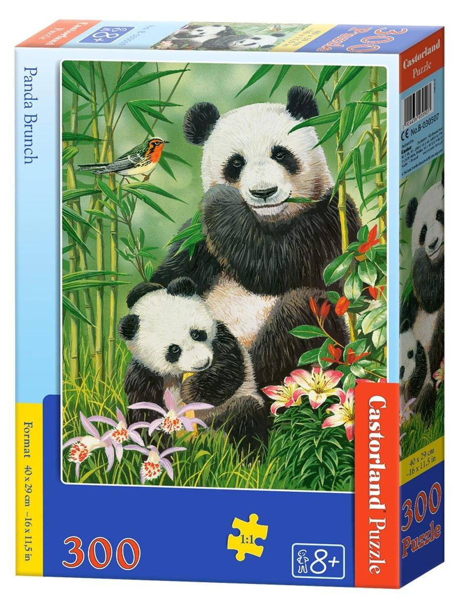 Castorland Puzzel 300 stukjes Panda ontbijt