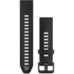 GARMIN Wechselarmband Smartwatch | Quickfit-Silikon | Schwarz / Kiesel
