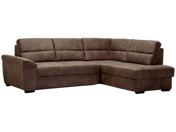 Osca Ecksofa MODESTO, braun, Stoff