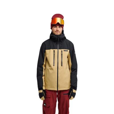 Snowboardjacke QUIKSILVER "Sycamore 20K", Herren, Gr. XXL, beige (kelp), Obermaterial: 100% Polyester., Jacken Snowboardjacke