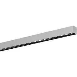 Siteco 51MX24DC3ASB Silica 21Office-Leuchte,LED,10.800lm830,direkt, Anbau