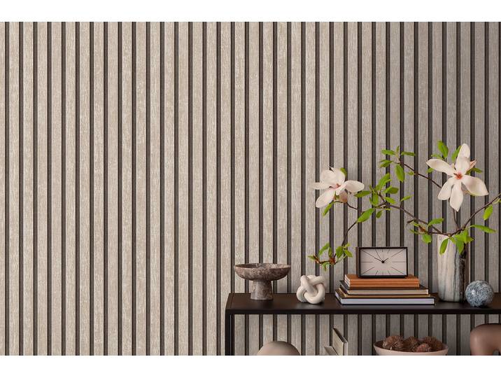 Vliestapete Urban Stripe 53 x 1005 x 0cm Grau