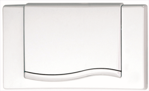 Plaque d'actionneur MepaWave pour fonction marche / arrêt A21 / E21 420301, blanc