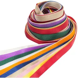 Satinbänderpaket, bunt, 10 mm, 10x 2 m