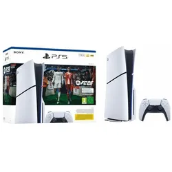 Sony PlayStation5 Slim Disc Edition – EA Sports FC 26, Spielkonsole, Weiss, Schwarz