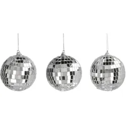 Anhänger Discokugeln   ¦ silber ¦ Kunststoff Ø: 8.0