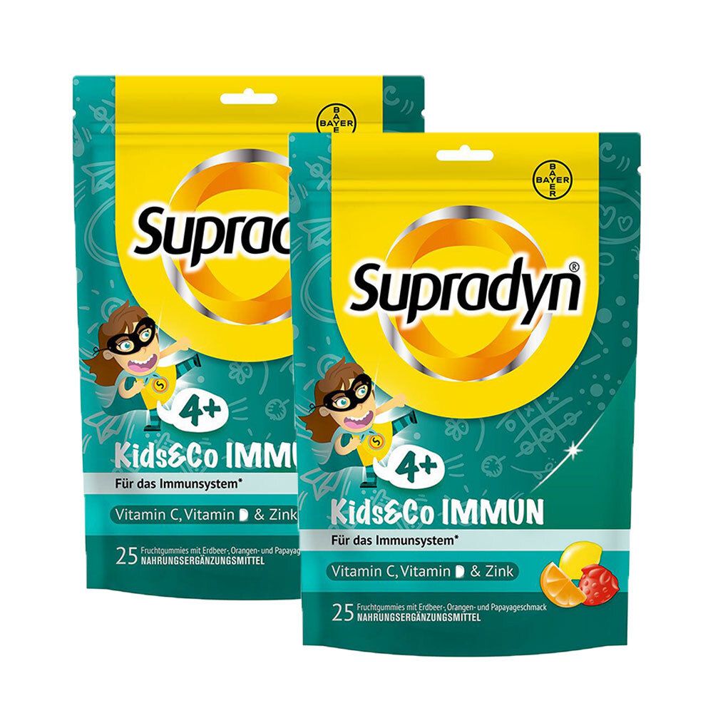 2x Supradyn Immun Kids & Co 25 Gummi 2x25 St Bonbons