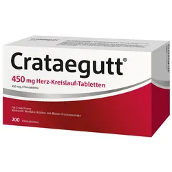 CRATAEGUTT 450 mg Herz-Kreislauf-Tabletten 200 St