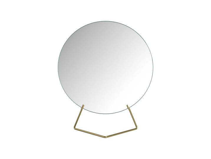 MOEBE Miroir de sol Ø20 cm Laiton