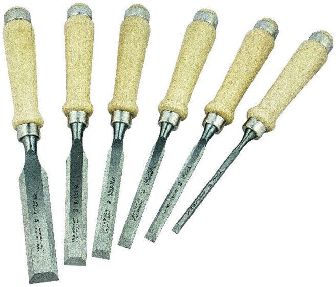 Ulmia Jeu de ciseaux à bois 174HK 6 pcs en coffret bois (174HK)