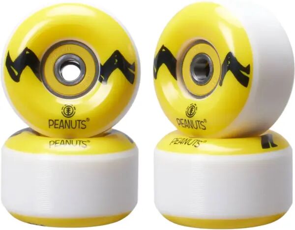 Skateboard Rollen Element Peanuts Squad 99A 4 Stk. (52mm - Charlie Brown Stripe)