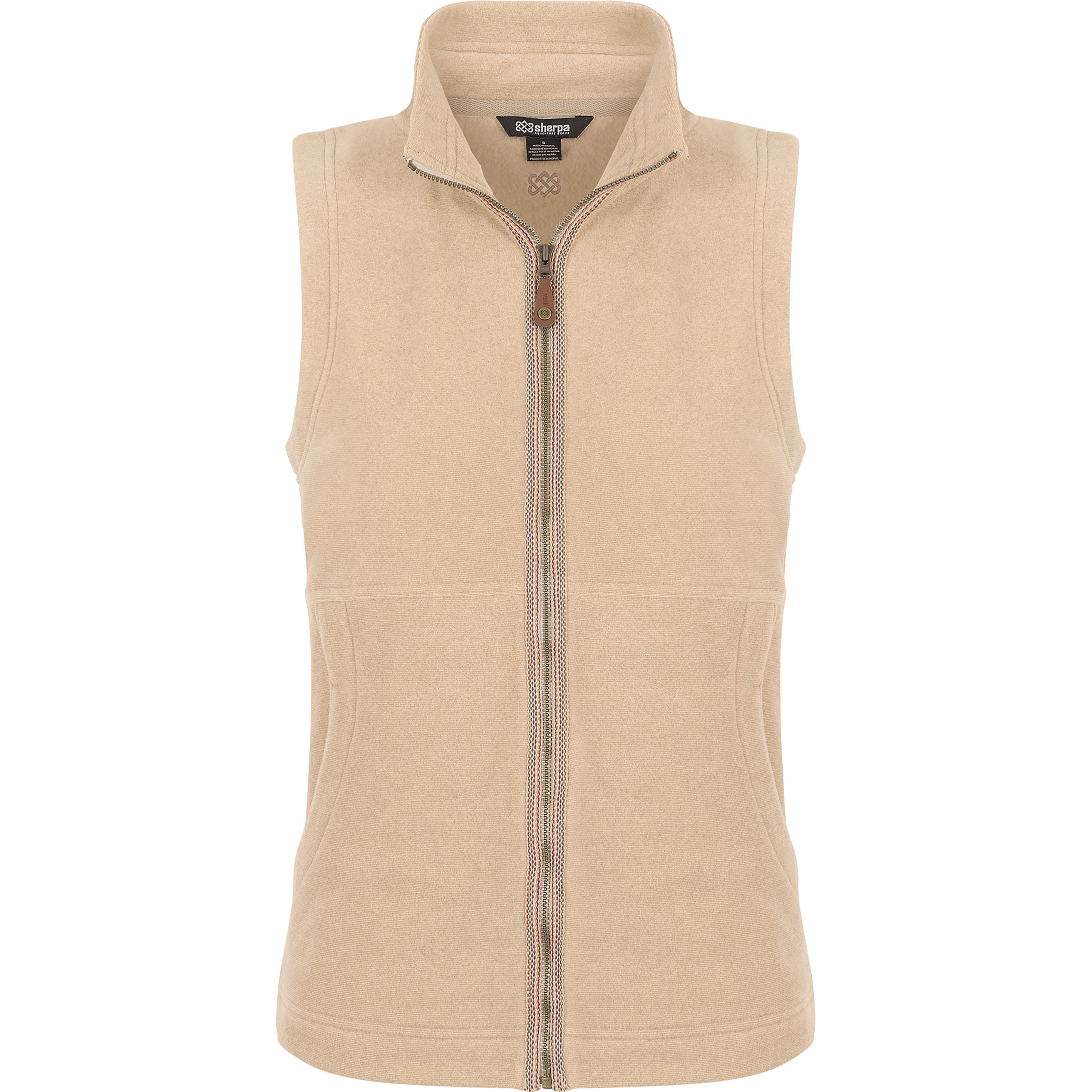 Sherpa Adventure Gear Rolpa Weste Damen Fleecewesten beige Größe S Lifestyle Atmungsaktiv