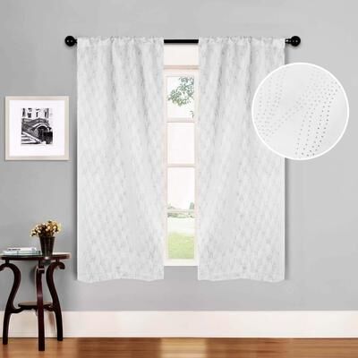 Superior Zuri Washable Room Darkening Curtains - Set of 2 Panels Window Drapes for Privacy, UV Sunlight Reduction