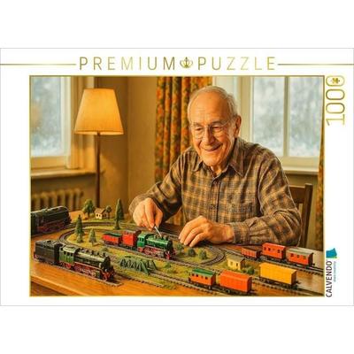CALVENDO Puzzle Modellbahnträume im Miniaturformat | 1000 Teile Lege-Größe 64x48cm Foto-Puzzle für glückliche Stunden
