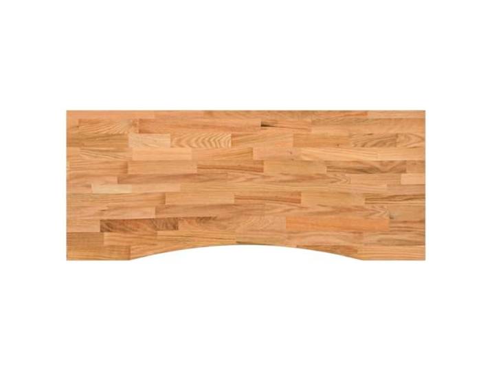 hliofuir Schreibtischplatte Eiche Massivholz Hellbraun 120x50x2,5 cm Rechteckige Tischplatte aus massivem Eichenholz für Schreibtische im Arbeitszimmer oder Homeoffice, fein geschliffen.