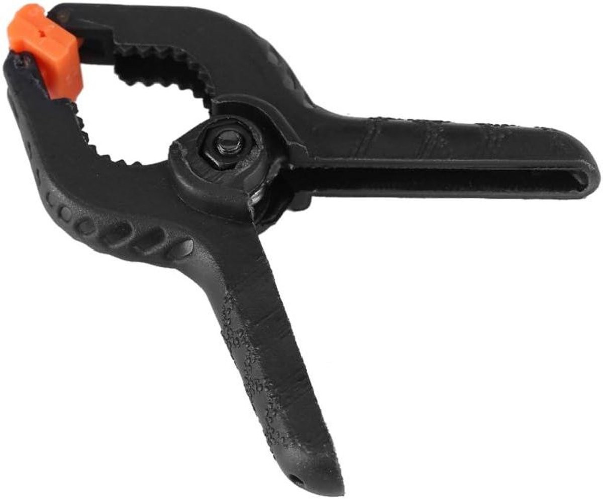Zwarte Plastic Spring Clips voor Houtbewerking DIY - 2 Inch