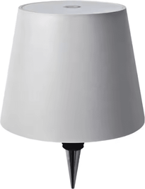 Inspire Curations Rechargeable Wine Bottle Table Lamp Portable Dimmable LED Bottle Light pointed Wihte