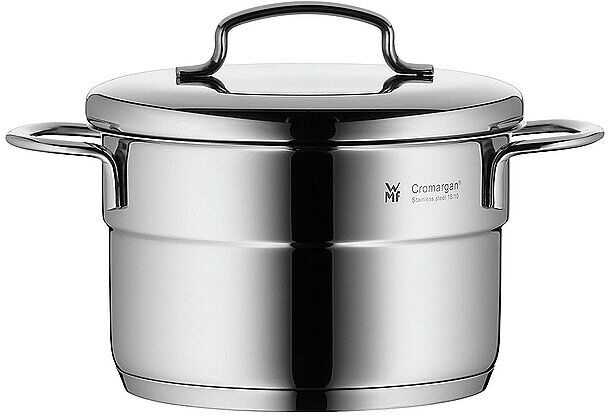 WMF Mini Fleischtopf mit Deckel 14cm  silber B