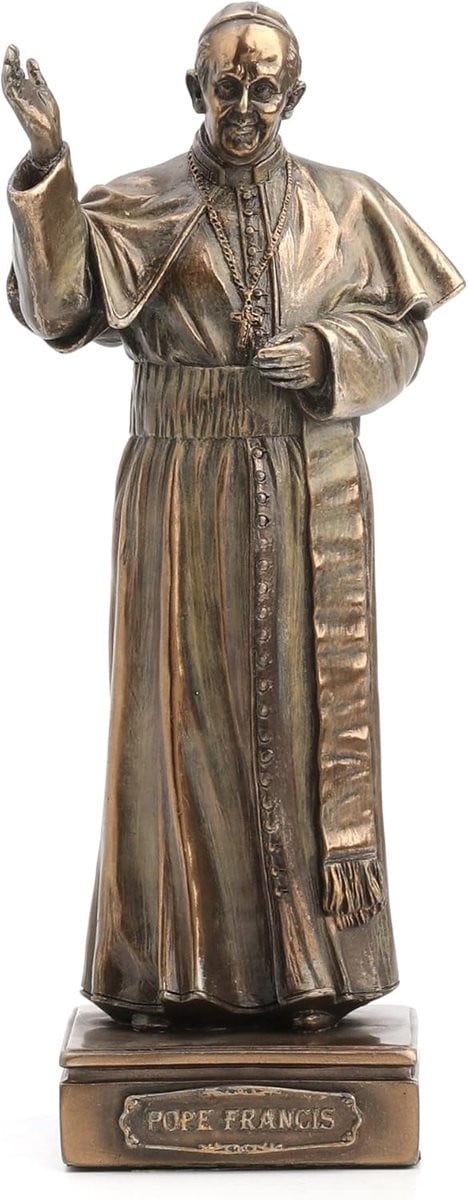 Veronese Design Beeld Paus Franciscus voor op tafel, H x B x D: 28 x 11 x 9,5 cm