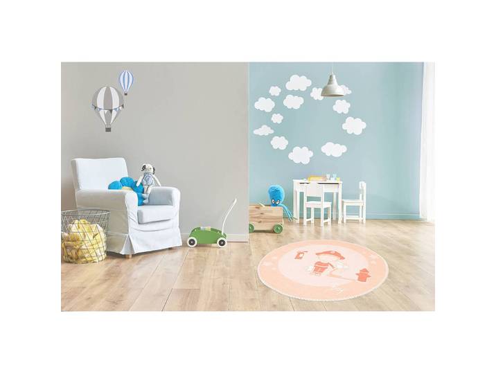 Tapis enfant Bambini 100 III Ø 160cm Marron