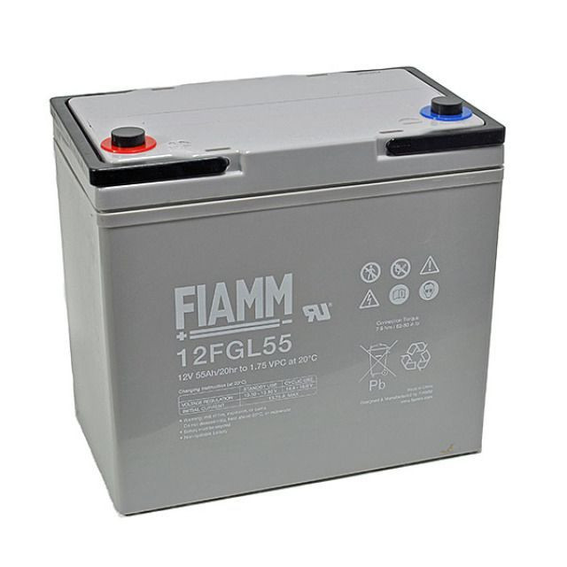Fiamm 12FGL55 Accu - 12V 55000mAh - M6 schroefaansluiting