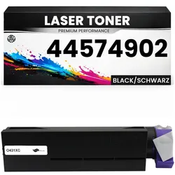 Toner 44574902 für OKI kompatibel Schwarz hochwertige Premium Alternative Okidata B431D/431DN/431dn+ MB471W/491/491+LP/491dn MFP B431DN