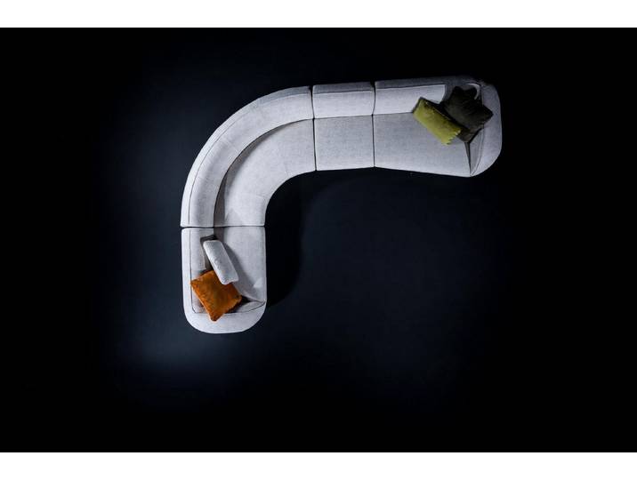 Xlmoebel Ecksofa Moderne L-förmige Designer-Sitzgruppe mit bequemer Polsterung, Ecksofa, Hergestellt in Europa