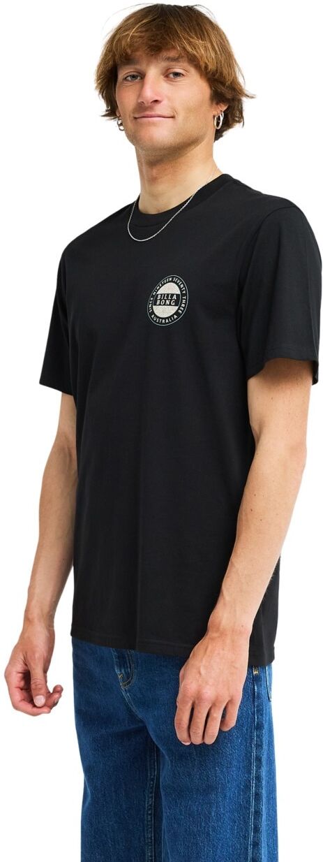 T-Shirt BILLABONG "Rotor", Herren, Gr. XL, schwarz, Obermaterial: 70% Baumwolle, 30% Baumwolle., Shirts T-Shirt schwarz XL