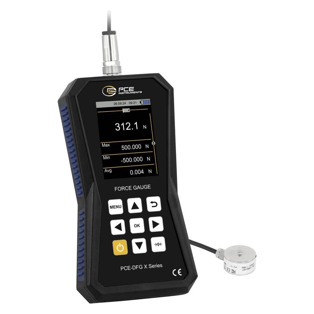 PCE Instruments PCE-DFG 0K5 XF Kraftmessgerät 0 - 500 N Werksstandard (ohne Zert (Druckmessgerät, Kraftmessgerät) (PCE-DFG 0K5 XF)