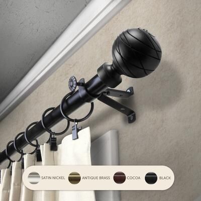 InStyleDesign Desmond Adjustable Curtain Rod