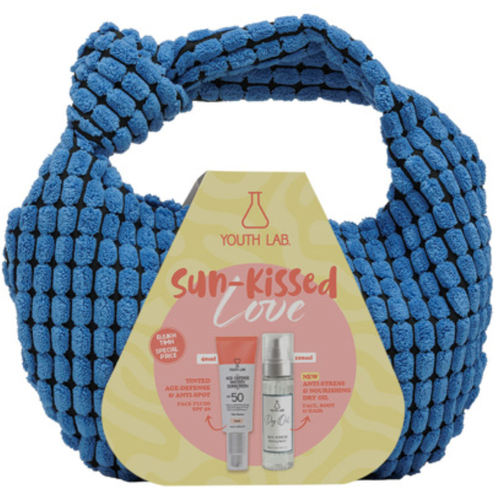 Youth Lab Age-Defense Crema solar acuosa antiedad SPF50Protector solar con color Age-Defense, de textura acuosa, 40 ml AS Dry Oil, Bl. Garden, 100 ml Tinted SPF50