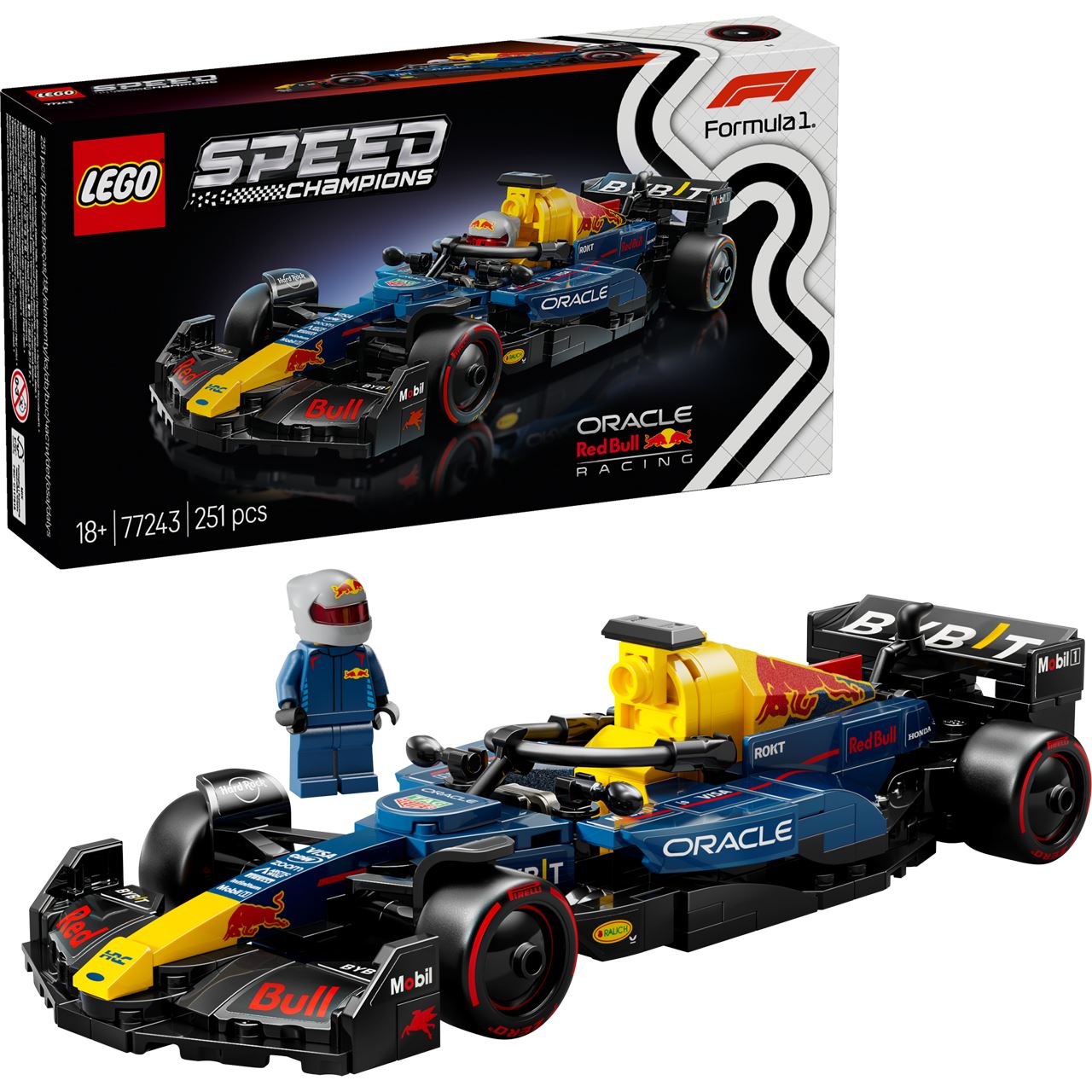 LEGO Speed Champions Oracle Red Bull Racing RB20 F1 Rennauto