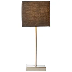 BRILLIANT Lampe Aglae Tischleuchte Touchschalter anthrazit   1x D45, E14, 40W, geeignet für Tropfenlampen (nicht enthalten)   Mit An/Aus-Touchschalter
