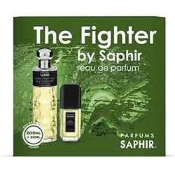 Beauty Geschenkset, Parfums Saphir Unisex The Fighter Set 2 Stück (Parfum Set)