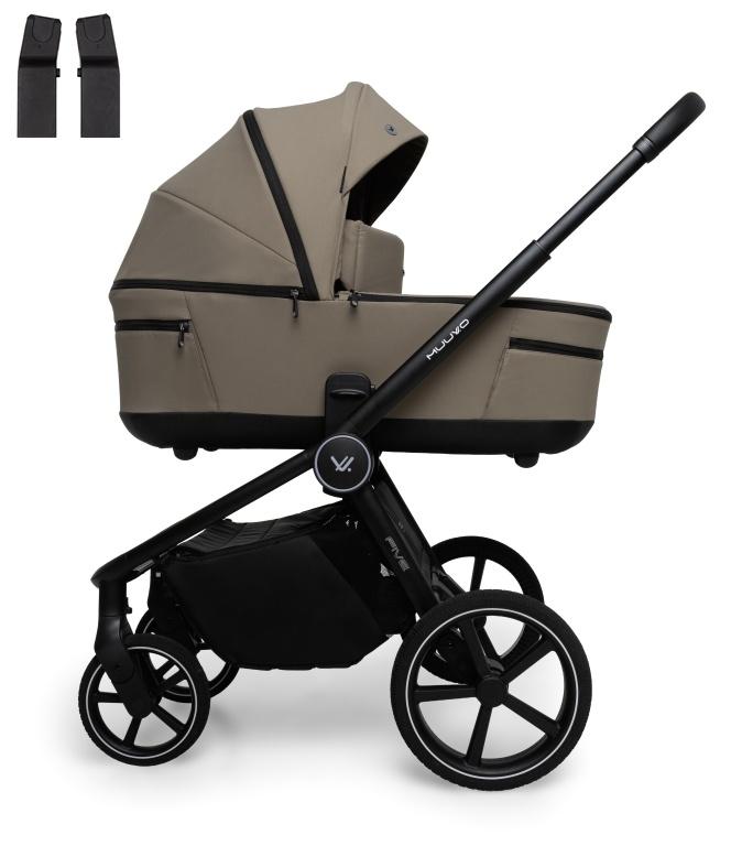 Muuvo FIVE 2-in-1 Multifunktionskinderwagen Five Mokka