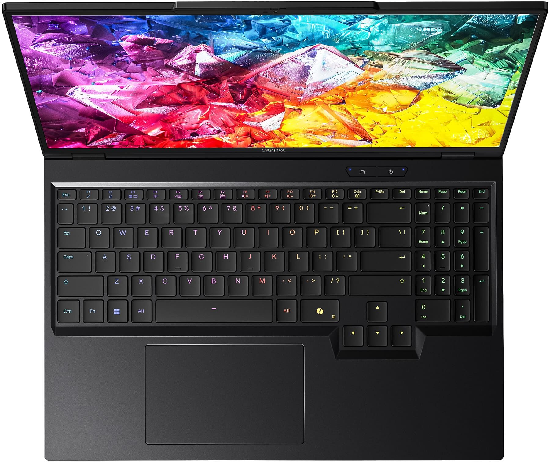 CAPTIVA Gaming-Notebook "Highend Gaming I92-067", schwarz, 32 GB RAM 500 GB SSD, Microsoft Windows 11 Pro (64 Bit), Notebooks, Gaming-Notebook